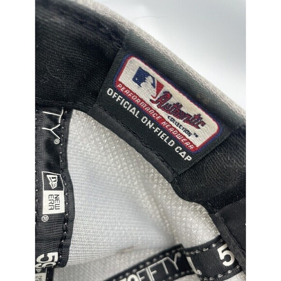 New Era Gray and Red Philadelphia Phillies Baseball Cap - Size 7 Stars USA Rare - Picture 8 of 8